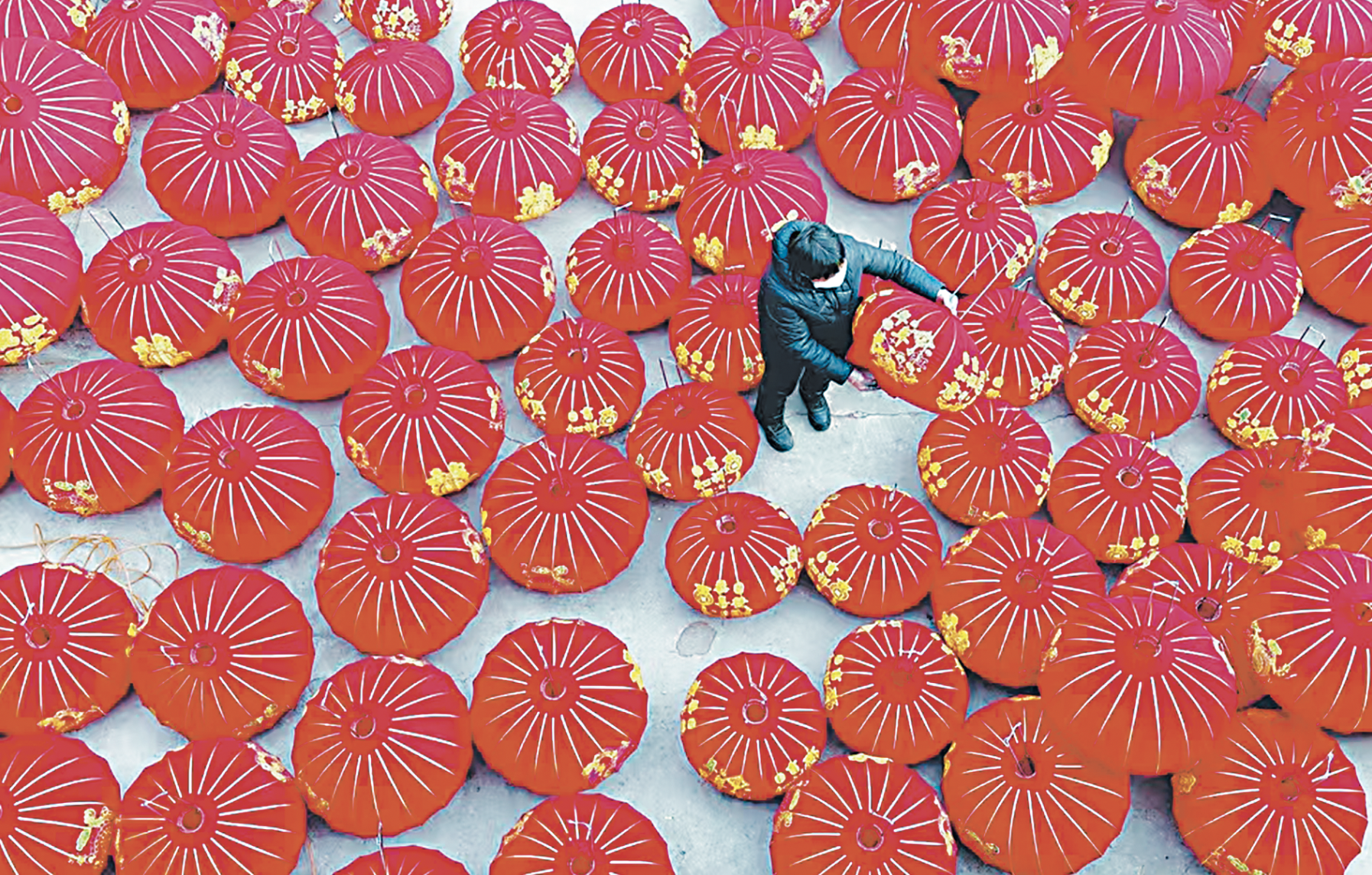扎燈籠 迎新年